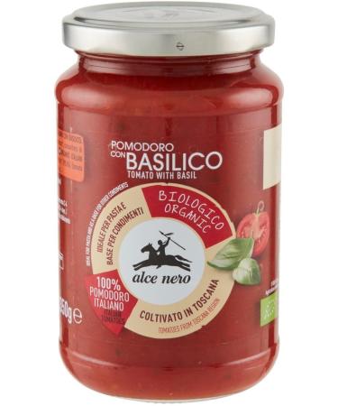  Italian Gourmet E.R. Alce Nero Tomato with Basil Tomate avec basilic 4 x 350 g + Pulpa Italian Gourmet 400 g - Buy Online on GoSupps.com