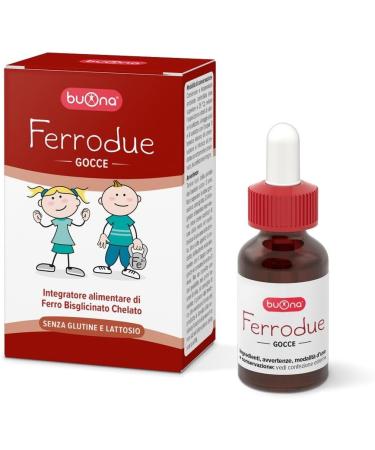  Buona Steve Jones Ferrodue Iron Supplement for Children 30 ml Drops - Buy Online on GoSupps.com