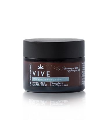 VIVE SkinCare Therapy - Day Defence Face Cream - 50 ml Jar - Smooth Skin - Anti-Blemish Cream - Face Cream for Mature Skin - Skin Care Wrinkle Cream - Face Cream for Dry Skin