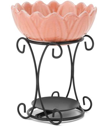 Syrisora Aroma Furnace Iron 70ml Essential Oil Furnace with Ceramic Bowl for Indoor Home Office Gym Studio Decoration (Pink) - Buy Online on GoSupps.com