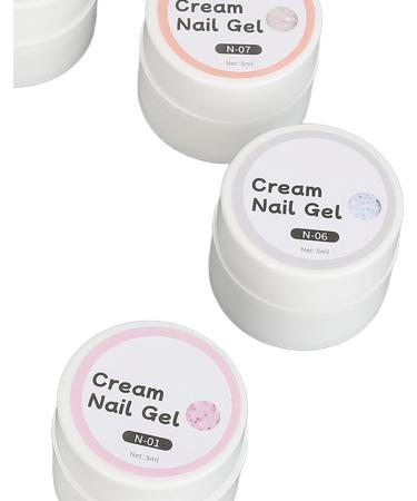 Cream Nail UV Gel Polish Long Lasting Bright Color Cream Nail UV Gel for Salon - Buy Online on GoSupps.com