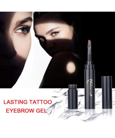 Allbesta 4D Eyebrow Hair Fiber Gel - Waterproof Instant Brow Extension Cream with Brush for Perfect Eyebrows | International Shipping - Buy Online on GoSupps.com