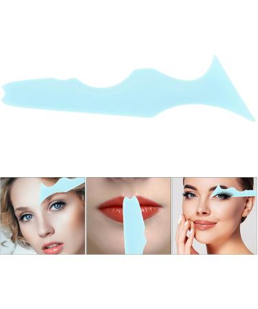 Didiseaon Eyeliner Stencils Silicone Winged Tip Eyeliner Eyebrow Eyelash Contour and Lip Line Aid Mascara Shield Blue - Buy Online on GoSupps.com