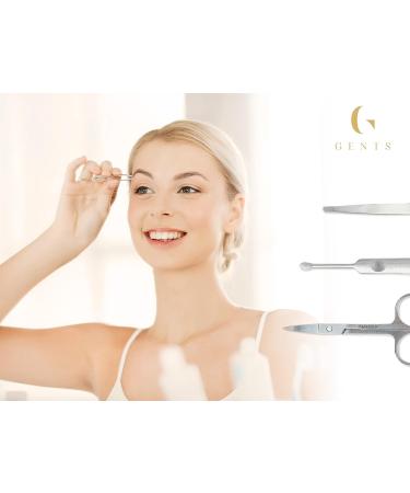 GENTS Manicure Set - 14 Piece Professional Grooming Kit for Men & Women - Stainless Steel Tools for Nail and Foot Care - Buy Online on GoSupps.com