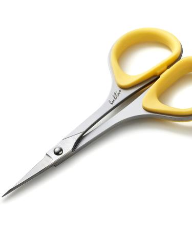 Beaditive Sewing and Embroidery Scissors Set - Curved and Straight Stainless-Steel (2 Pc.) | Precision Tips, Ergonomic Rubber Handle Grip | Small, Compact Design for DIY Projects - Extra Sharp - Buy Online on GoSupps.com