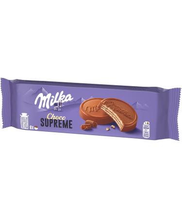 MILKA - Choco Supr me - Set of 4 Supreme Choco Boxes - Crispy Wafers Coated with Milka Milk Chocolate and Cocoa Flavour Filling - Ideal for Children's Snacks - Set of 4x180g - Buy Online on GoSupps.com