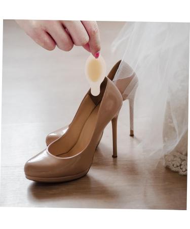 FRCOLOR 10pcs Clear Heel Stickers for Women's Shoes - Gel Heel Pads for Comfort & Prevention | International Shipping - Buy Online on GoSupps.com