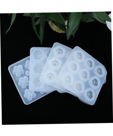 NUOBESTY 9 Resin Epoxy Silicone Molds Silicone Flower Diy Epoxy Mold Diy Mold Epoxy Resin Pendant Plaster - Buy Online on GoSupps.com