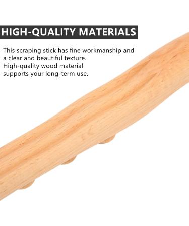 Yinhing Wooden Gua Sha Massage Tools - 8-Point Massage Roller Stick for Home & Salon Beauty Care - Buy Online on GoSupps.com