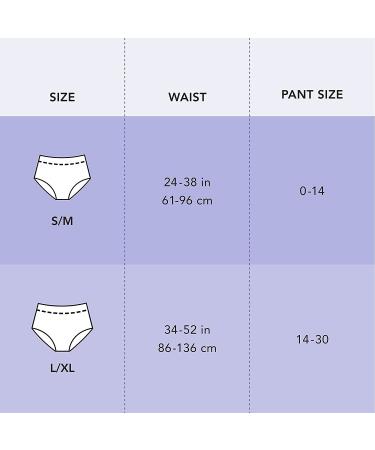 Rael Organic Cotton Cover Overnight Underwear - Panty Style | Unscented Disposable Period & Postpartum Underwear | Teen & Maximum Coverage (Size S-M, 10 Count) - Buy Online on GoSupps.com