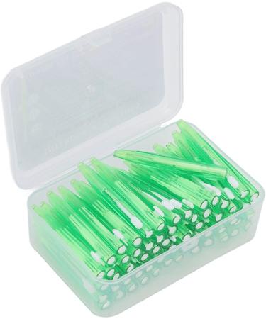 Interdental Cleaner - 60 Pieces Slim Brushes for Adults & Children | Orthodontic Care | Practical Green PP Handle - Buy Online on GoSupps.com