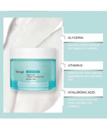 Grospe Anti-Aging Face Moisturizer - Advanced Repair Daily Facial Moisturizing Cream for Fine Lines & Wrinkles Hydrating and Moisturizing Night Cream for Sensitive Skin 1.75 Fl Oz - Buy Online on GoSupps.com