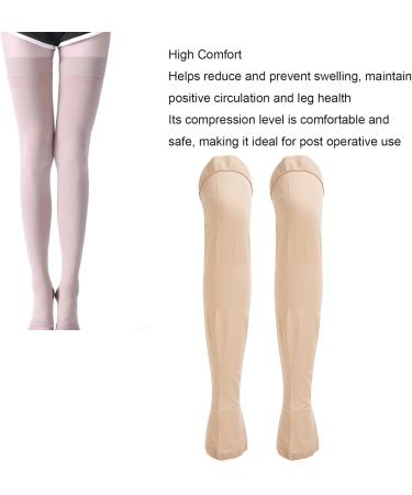Open Toe Compression Stockings Thigh High - 23-32 mmHg for Varicose Veins - 3XL Size International Shipping - Buy Online on GoSupps.com