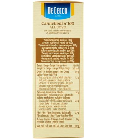  Italian Gourmet E.R. De chicken cannelloni Egg N 110 Lot of 6 doughs with egg 250 g + Gourmet Italian pulp 400 g - Buy Online on GoSupps.com