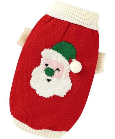 Buy Cozy Red Dog Sweater - Christmas Snowman T-Shirt for Small Dogs | Soft & Thickened Design - Buy Online on GoSupps.com