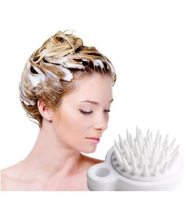 Silicone Shampoo Brush Hair Scalp Massager Wet & Dry Scalp Massage Brush Soft Silicone Comb For Men Women Kids And Pet 1PC - Buy Online on GoSupps.com