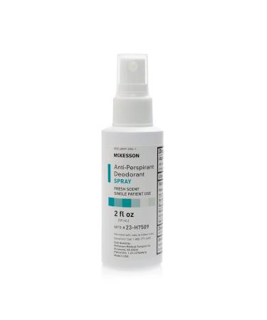 McKesson Antiperspirant Deodorant Spray - Fresh Scent Single Use 2 fl oz | International Shipping Available - Buy Online on GoSupps.com