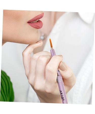 5pcs Retractable Lip Brush Set - Portable Lipstick Applicator & Makeup Tool for Exfoliating & Perfect Lip Color - Buy Online on GoSupps.com