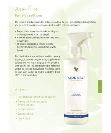 Aloe First Natural Soothing Spray 16 fl. oz - Soothes and Hydrates Skin - Buy Online on GoSupps.com