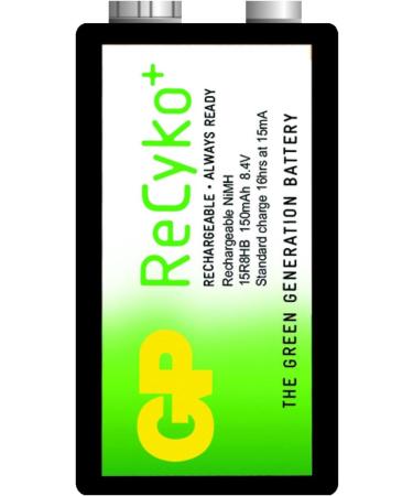 Buy GP ReCyko+ 8.4V Rechargeable NiMH Battery | Pre-Charged & Long-lasting | Use 1000 Times | International Shipping Available - Buy Online on GoSupps.com