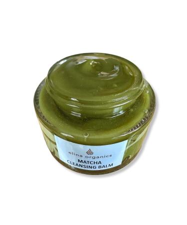 Elina Organics Matcha Cleansing Balm, 2oz Nourishing Makeup Remover & Facial Cleanser with Matcha, Mango Butter, Jojoba Oil, Aloe Vera, Bakuchi & Rosemary Gentle Daily Herbal Skincare - Buy Online on GoSupps.com