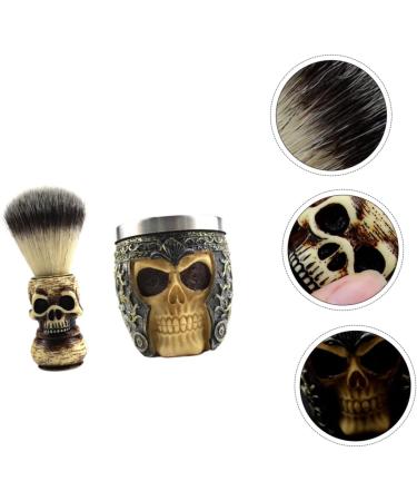 Shop Minkissy 2 Sets Skull Bart Brush & Razor Soap Brush - Premium Men's & Women's Shaving Tools for Perfect Grooming - Buy Online on GoSupps.com