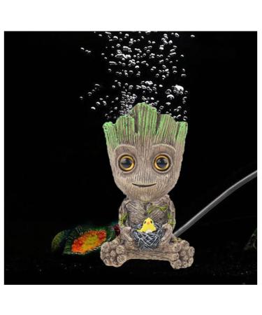 Aquarium air base for aquariums air stone decoration Groot resin aquarium decoration ornaments for aquarium aquarium desk decoration - Buy Online on GoSupps.com