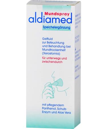 Aldiamed Saliva Supplement Mouth Spray 50ml - Boost Saliva Production | Fast Shipping Internationally - Buy Online on GoSupps.com
