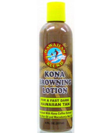 Hawaiian Blend Kona Browning Lotion 4 Pack 8 oz. Each