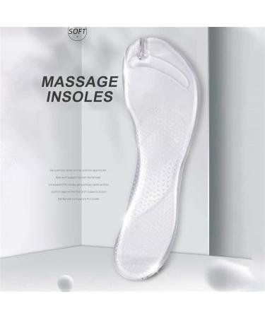 Severe Cracked Heel Pads & Ball of Foot Cushions - Anti-Slip Gel Forefoot Pads for Thong Sandals, Flip Flops, and Heels - Self-Adhesive Peeler Pad (Clear, One Size) - Buy Online on GoSupps.com