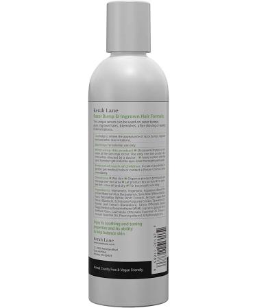 Kerah Lane Razor Bump & Ingrown Hair Formula 8 Oz for Women & Men: Best Treatment Serum for Ingrown Hairs Acne Razor Burn & Bumps: Use After Shaving Waxing Electrolysis & Hair Removal - Buy Online on GoSupps.com
