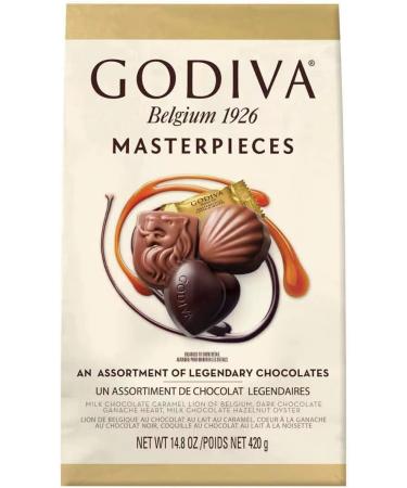 Godiva Masterpieces Assortment of Legendary Milk Chocolate 420g/14oz