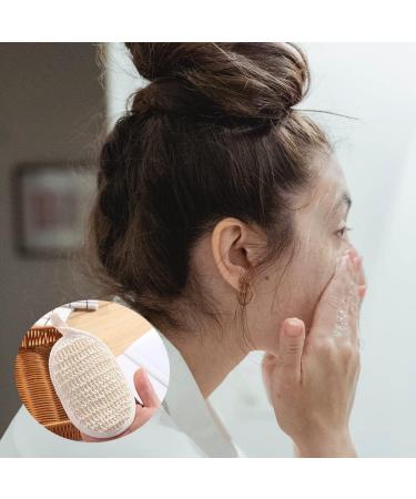 4 Pcs Natural Loofah Sponge Exfoliating Shower Pad for Men and Women - Luffa Scrubber Brush for Bath, Shower, Spa - Buy Online on GoSupps.com