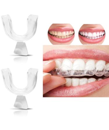 8PCS Transparent Silicone Thermoform Dental Mouth Guard Teeth Whitening Trays - Oral Care Tool for Hygiene & Bleaching - Buy Online on GoSupps.com