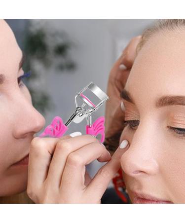 Wide Angle Eyelash Curler - Lash Curler Makeup Tool | Small Eyelash Curler | Portable Precision Eyelash Curler | Eye Curler For Lashes And Makeup Supplies For Women Girls Lifted Lashes Hot Pink - Buy Online on GoSupps.com