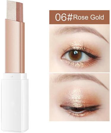 YNPQTDS Eyeshadow Pencil ShimmerEye Lightener Eyeshadow Pencil Eye Highlighter Crayon Makeup Waterproof Matte Shimmer Eye Stick for Women Girls Rose Gold - Buy Online on GoSupps.com