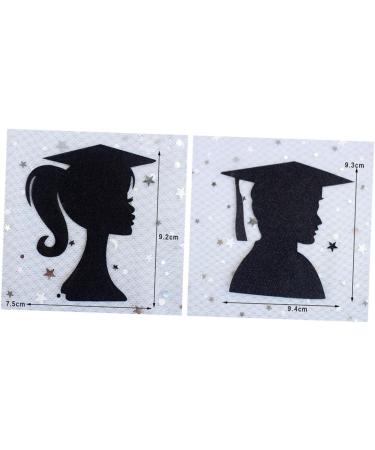 Vaguelly 60 Pcs Insert Card Birthday Party Treat Picks Party Supplies Graduation Grad Cap Cupcake Topper Cake Decoration Picks Food Decor Cake Insert Topper Decorations Birthday Cake Paper - Buy Online on GoSupps.com