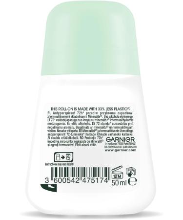  Garnier Mineral Action Control Thermic Antiperspirant in a roll-on 50ml - Buy Online on GoSupps.com