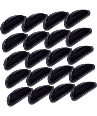 Gleavi 30 Pairs D-Shaped Anti-Slip Self-Adhesive Glasses Nose Pads - Cushions & Plate Pebbles Black (1.5x0.6cm 3pcs) - Perfect for Comfort & Fit - Buy Online on GoSupps.com