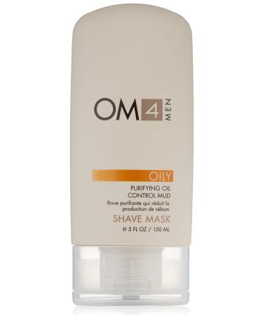 OM4 Oily Shave Mask: Purifying Oil Control Mud - Shave Cream and Mask in 1 Oily and Breakout Prone Skin