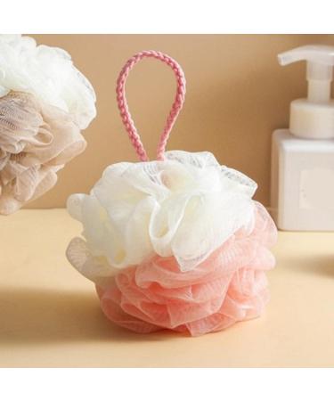 Gralara Pink Body Puff Bath Sponge | Portable Shower Ball for All Your Bathing Needs - Buy Online on GoSupps.com