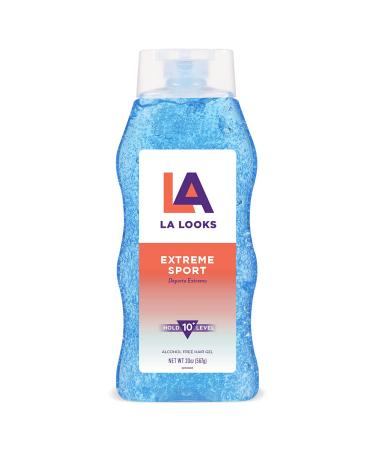LA Looks Extreme Sport Alcohol-Free Hair Gel | Level 10 Hold 20 oz | 1-Unit (U-HC-1904)!! Limited Edition !!