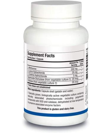 Biotics Research Methionine-200 (100 capsules) - Buy Online on GoSupps.com