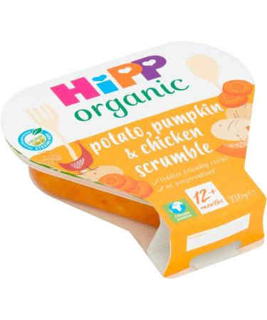 Hipp Organic Potato Pumpkin & Chicken Scrumble 12+ Months 230g - Buy Now for Healthy Toddler Meals - Buy Online on GoSupps.com