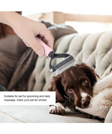 Pet Hair Comb Dematting Tool Kit - Removes Loose Undercoat Knots Mats - L-Pink - Buy Online on GoSupps.com