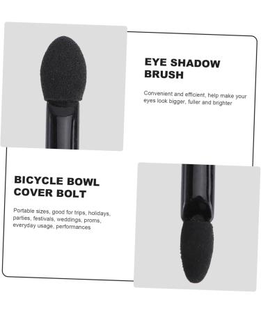 DRESSOOS 10pcs Makeup Tool Kit Dual Sided Eye Shadow Brush Eye Shadow Sponge Applicator Paupi re Double Black - Buy Online on GoSupps.com