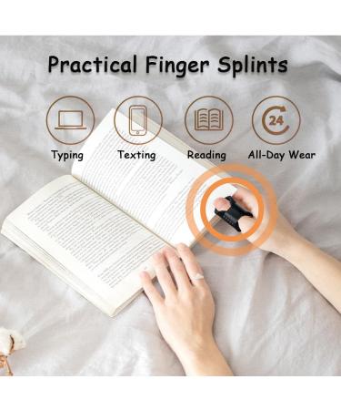 LICQIC Finger Splint Support for Broken or Bent Fingers - Arthritis Pain Relief - 4 Pcs Set - Buy Online on GoSupps.com