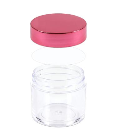 Beauticom 30G Round Clear Jars with Flat Top Lids - BPA Free (24 Pack Rose Gold) for Herbs Spices Teas & Coffee - International Shipping Available - Buy Online on GoSupps.com