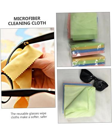 NOLITOY 100pcs Lens Cleaner Cloth - Eyewear Screen & Eyeglass Cleaning Wipes in Random Colors | 12.5x12.5cm - Buy Online on GoSupps.com