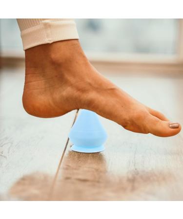 Beavorty Mountable Massage Ball - Trigger Point Suction Cup Massager for Deep Tissue Relief | Ideal for Back Neck & Foot Pain | Blue - Buy Online on GoSupps.com